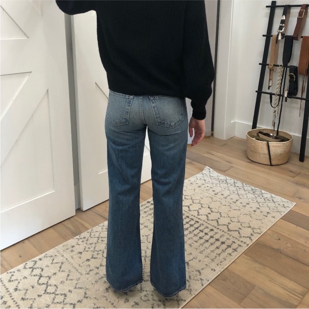 TRAVE Wide Leg Denim Jeans
